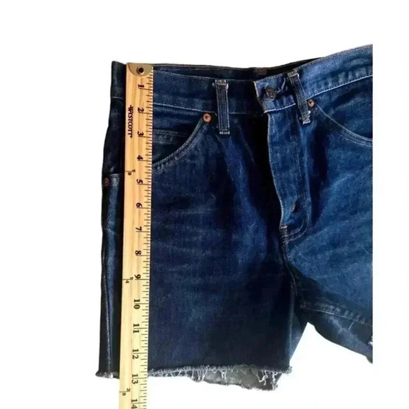 Levis Strauss & Co 70s Vintage High Waist Shorts Stretch Denim Booty Shorts - Picture 5 of 9
